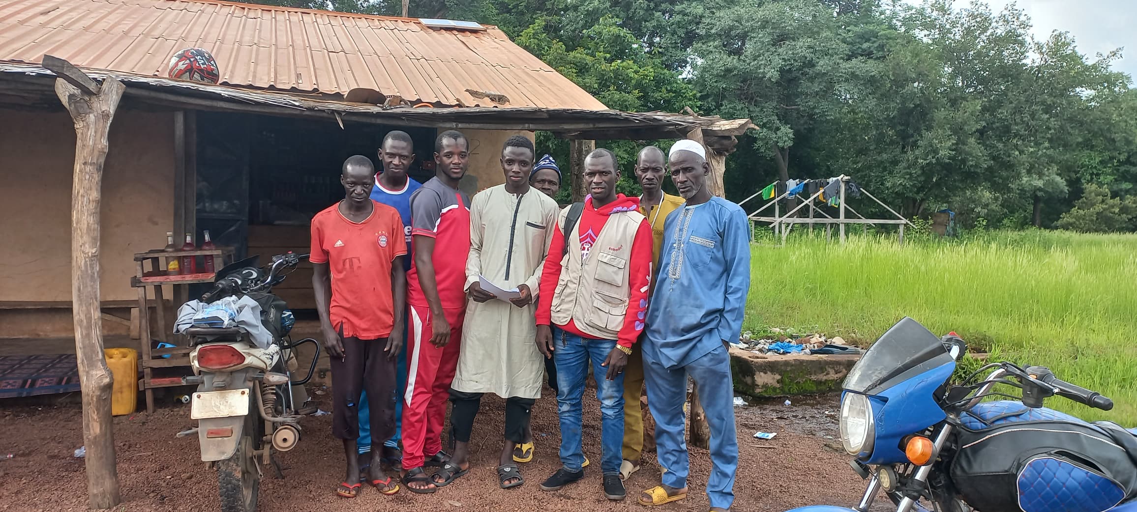 Remise des appuis financier par le TS au CVPE_ Boumehoun_Kounsitel